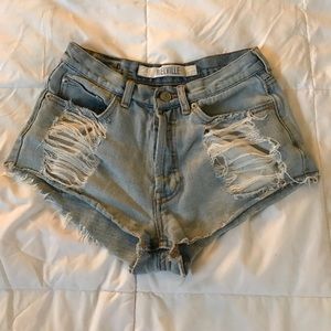 Denim shorts
